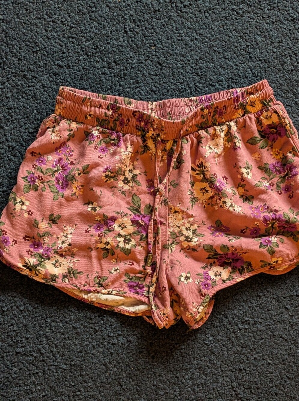 Pink Republic Dusty Rose Floral Lounge Shorts